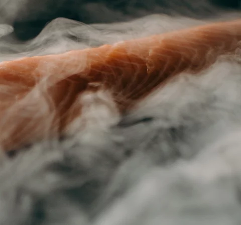 Hand Smoked Salmon at Llys Meddyg, Pembrokeshire