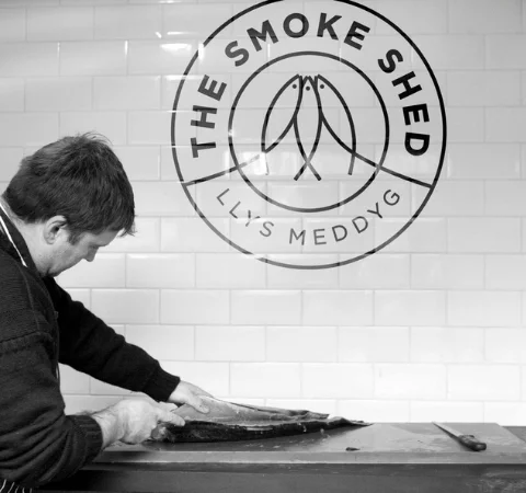 Hand Smoked Salmon at Llys Meddyg, Pembrokeshire